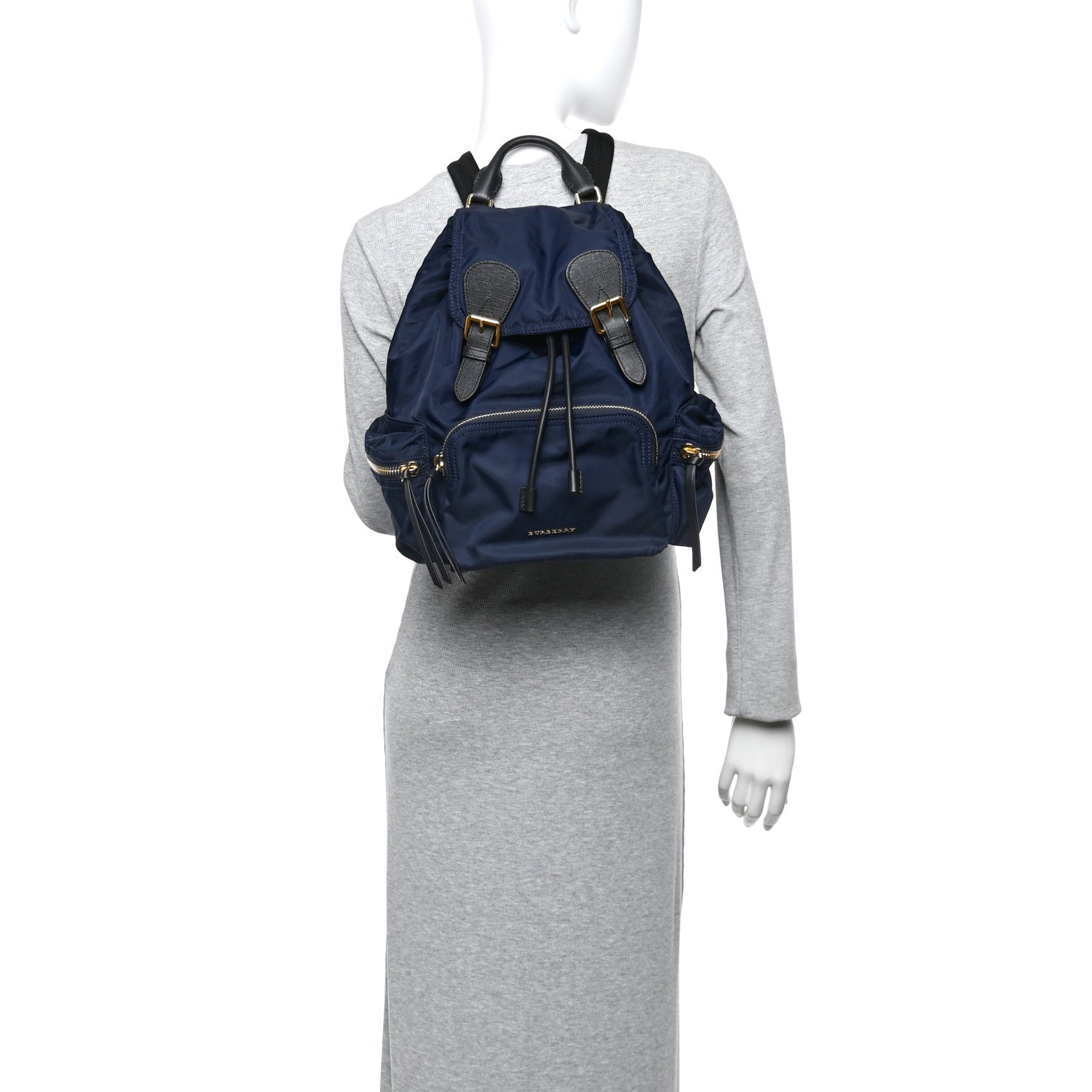 Burberry Nylon Medium Rucksack Backpack Ink Blue 2 of 12