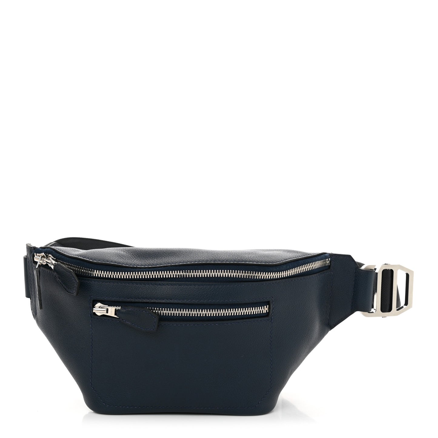 Taurillon Cristobal Cityslide Belt Bag PM Bleu De Prusse