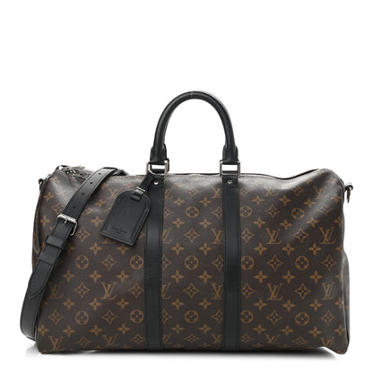 Louis Vuitton Monogram Macassar Keepall Bandouliere 45 1 of 11