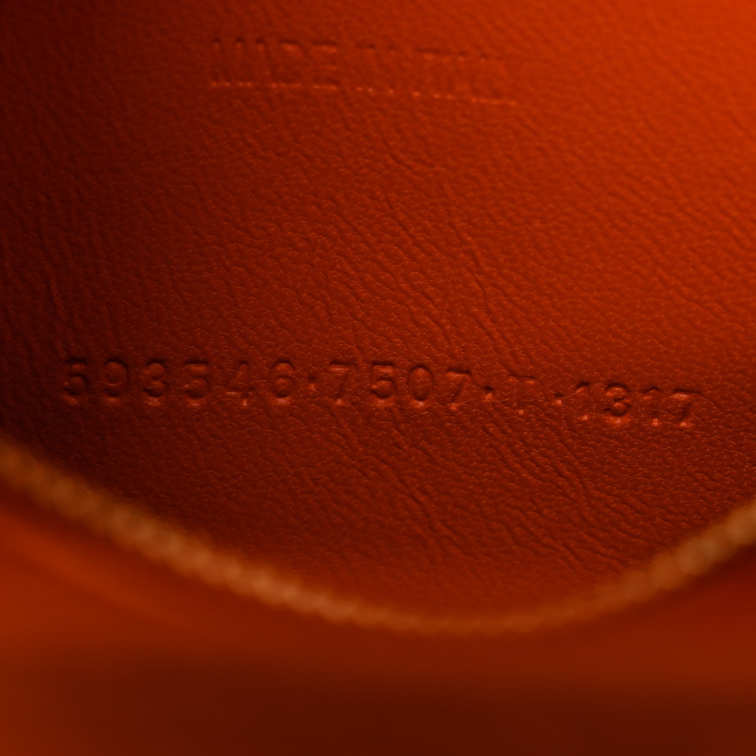 Balenciaga Shiny Calfskin Crocodile Embossed Small Hourglass Top Handle Bag Orange 8 of 12