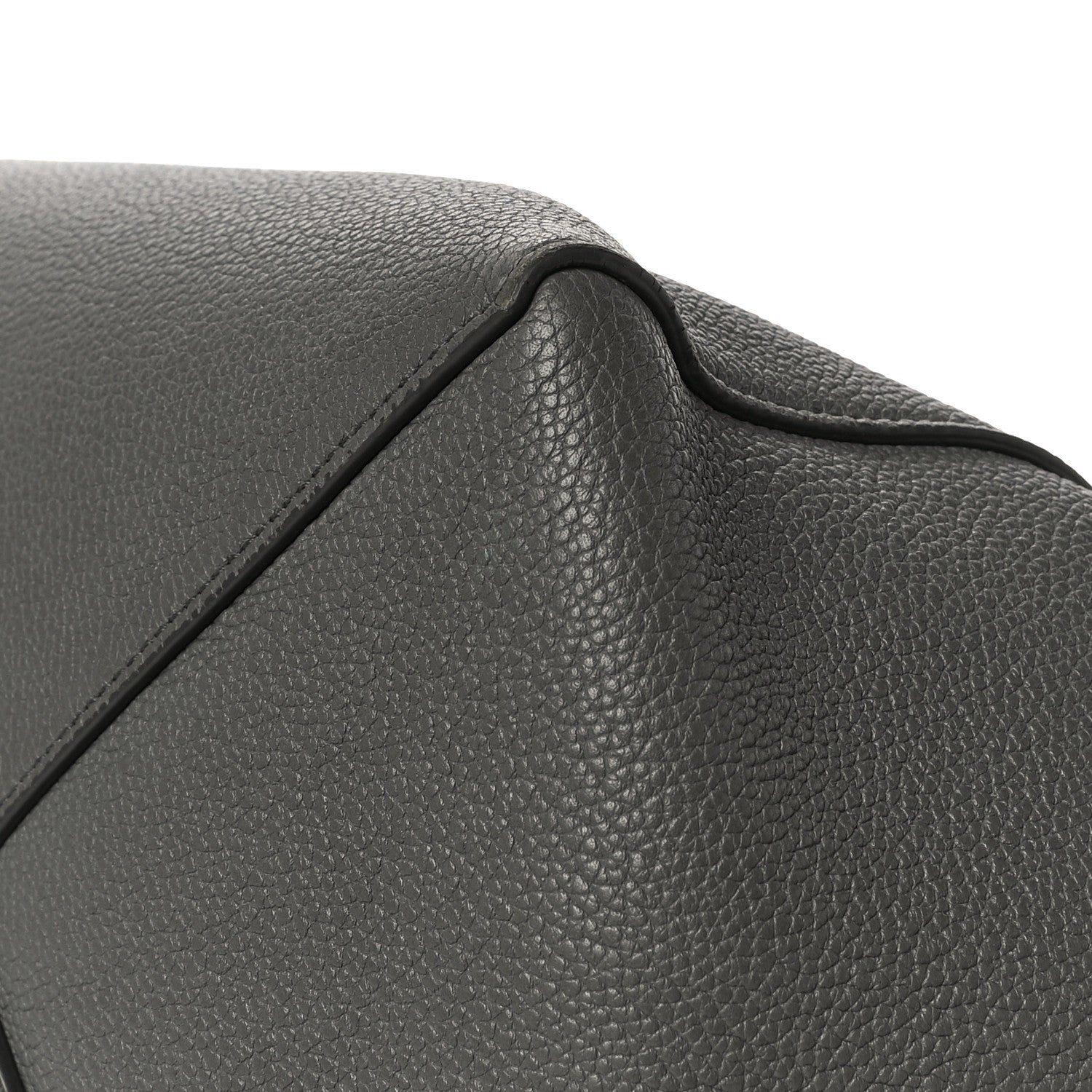 Celine Soft Grained Calfskin Small Belt Cabas Phantom Grey 10 of 15