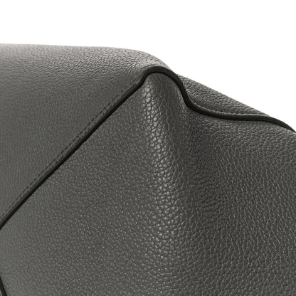 Celine Soft Grained Calfskin Small Belt Cabas Phantom Grey 10 of 15