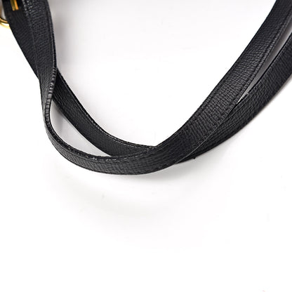 Burberry Grainy Calfskin House Check Small Canterbury Black 9 of 10