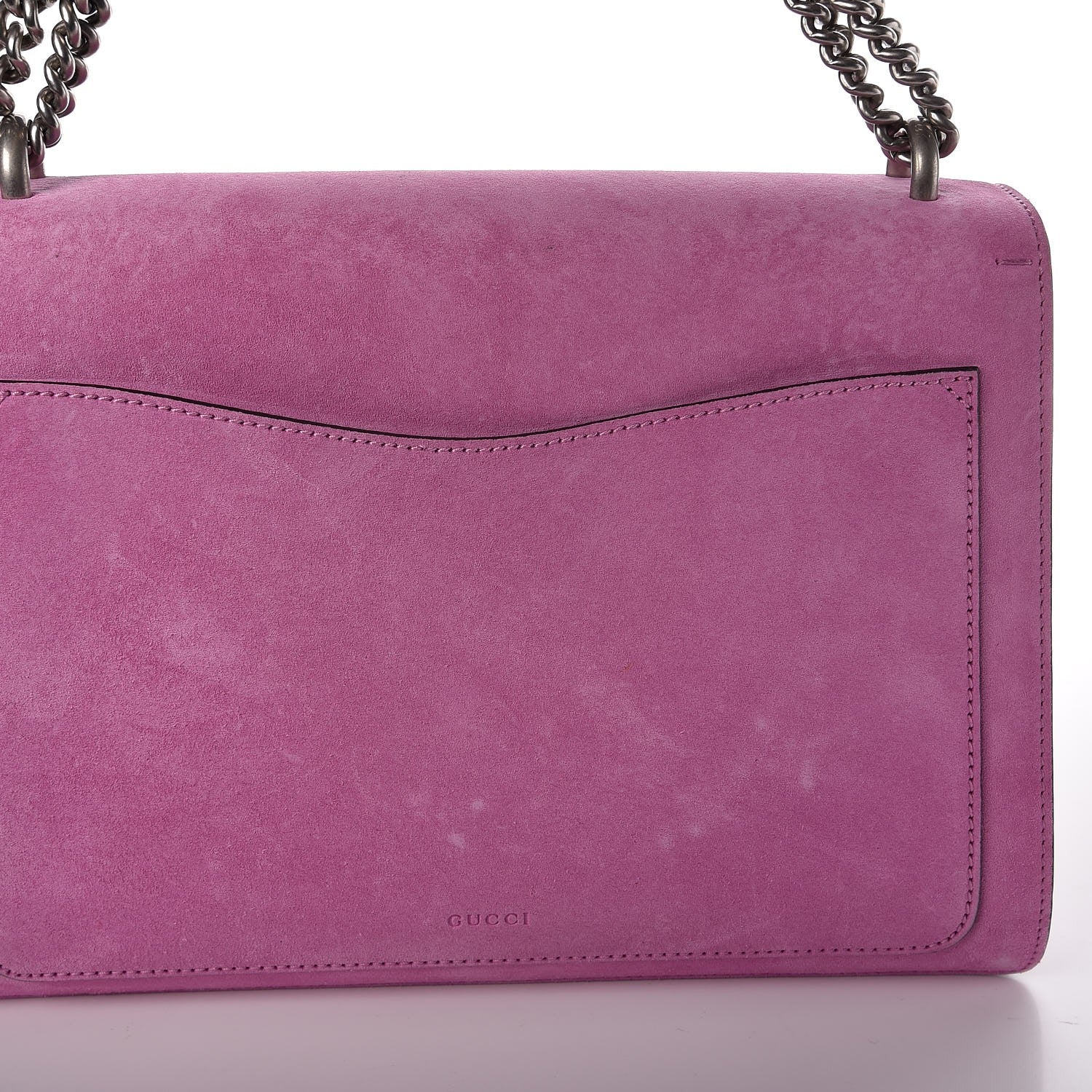 Gucci Suede Cudu Embroidered Medium Dionysus Shoulder Bag Candy Mousse Multicolor 14 of 14
