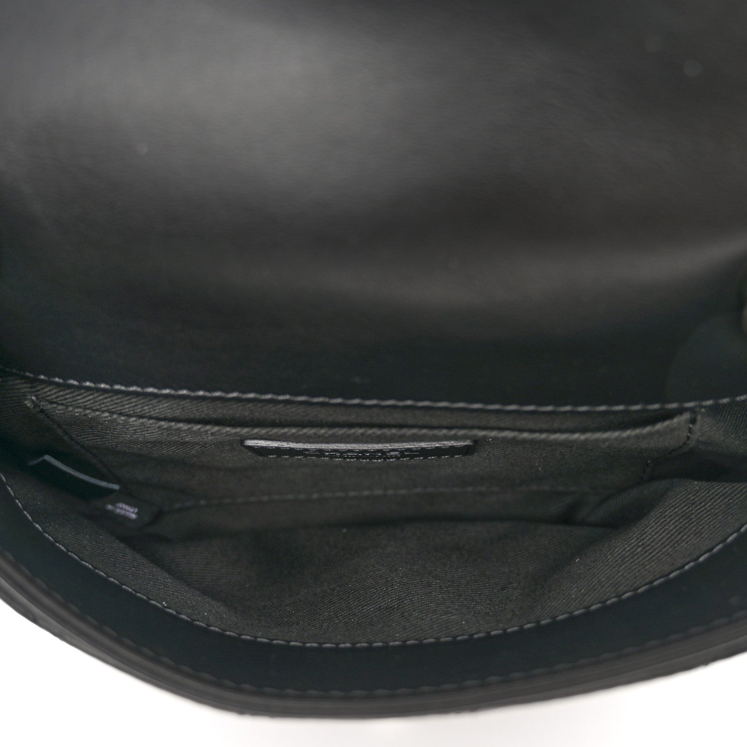 Chanel Calfskin Quilted CC Uniform Flap Belt Bag Black 5 of 11