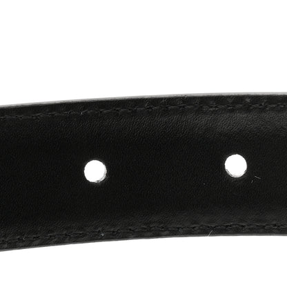 Celine Taurillon Calfskin Medium 25mm Triomphe Belt 90 36 Black 6 of 7