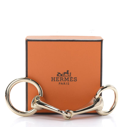 Hermes Permabrass Mors Scarf Ring Gold 6 of 6