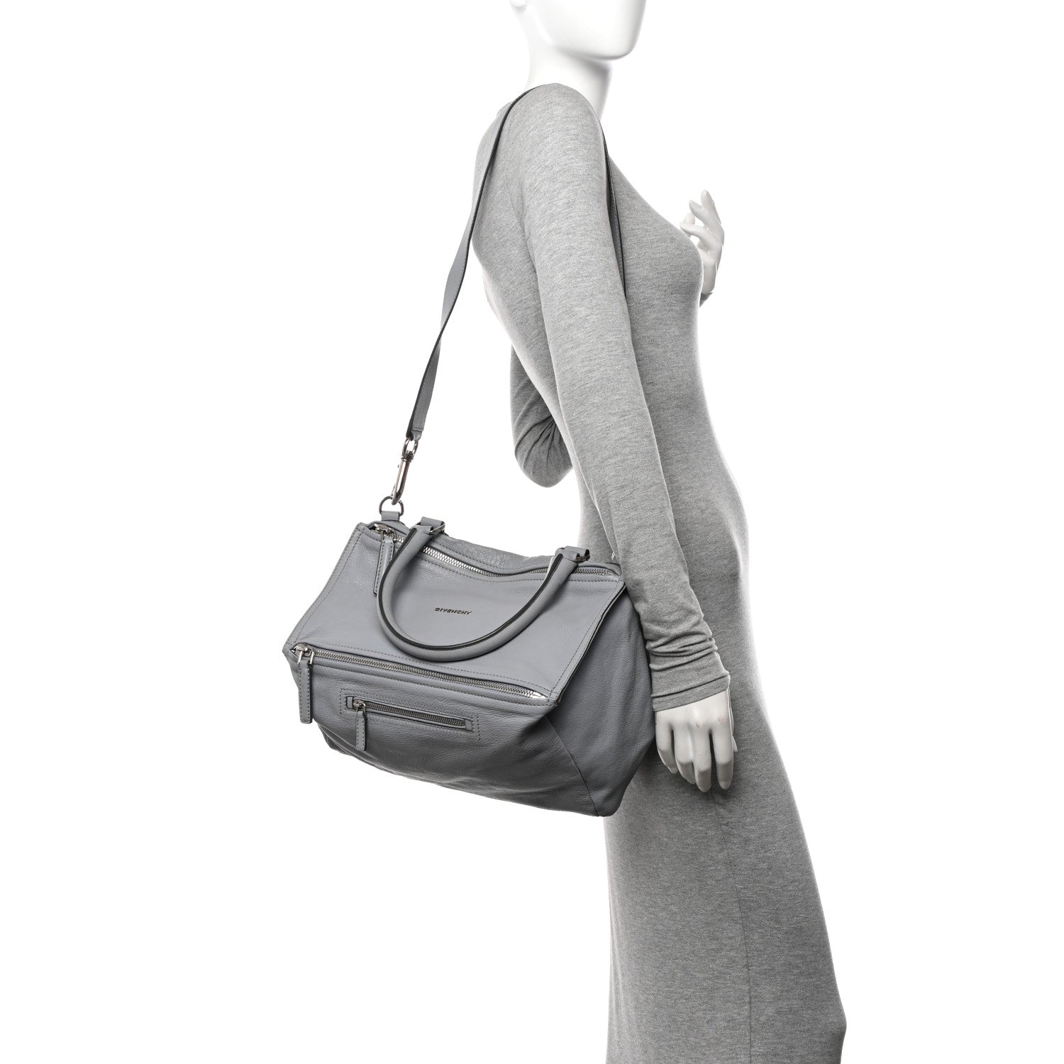 Givenchy Sugar Goatskin Medium Pandora Pearl Grey 2 of 11