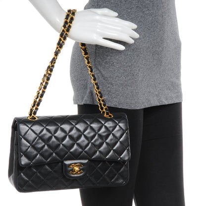 Chanel Lambskin Medium Double Flap Black 2 of 8