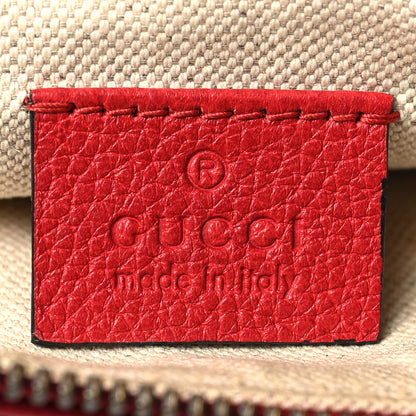 Gucci Grained Calfskin Logo Belt Bag Hibiscus Red 6 of 11