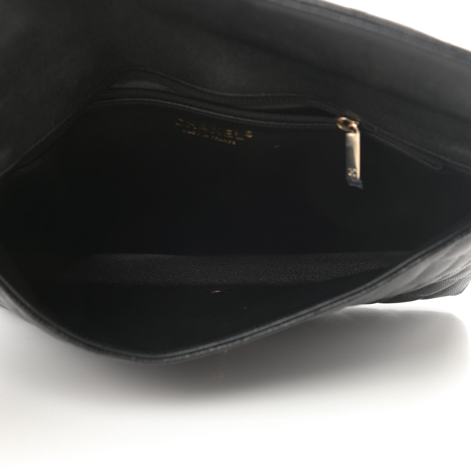 Chanel Caviar Quilted Flap Clutch Black 5 of 7