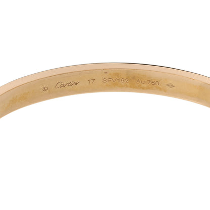 Cartier 18K Yellow Gold LOVE Bracelet 17 6 of 9