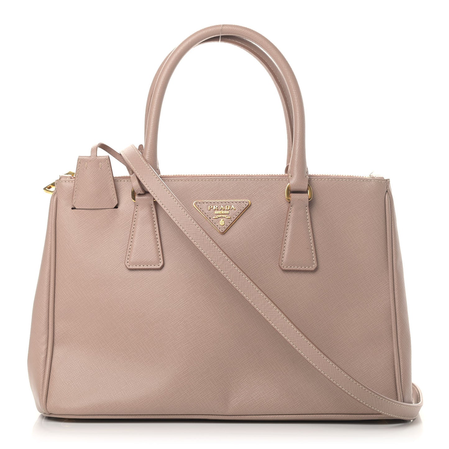 Saffiano Large Galleria Double Zip Tote Cammeo