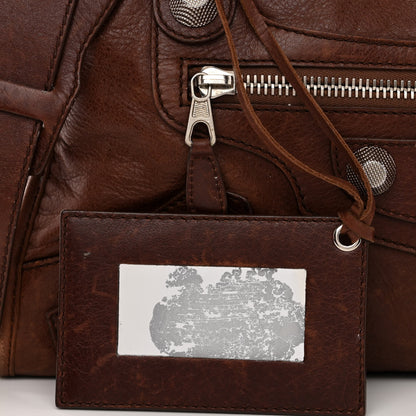 Balenciaga Agneau Giant 21 Silver Hardware City Chataigne 10 of 13