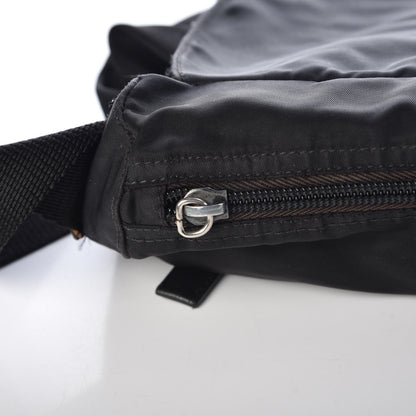 Prada Nylon Vela Messenger Bag Black 10 of 20
