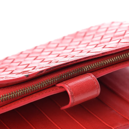 Bottega Veneta Nappa Intrecciato Continental Snap Wallet 12 of 13