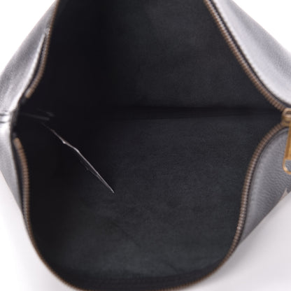 Gucci Pebbled Calfskin Large Logo Portfolio Clutch Black 5 of 10