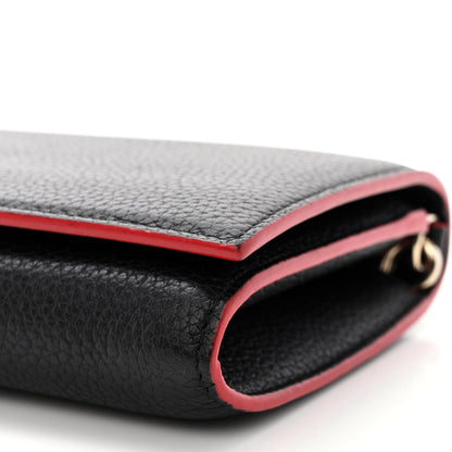 Christian Louboutin Calfskin Boudoir Chain Wallet Black 11 of 12