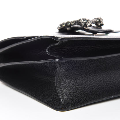 Gucci Dollar Calfskin Crystal Web Medium Dionysus Bamboo Top Handle Bag Black Black Diamond 5 of 11