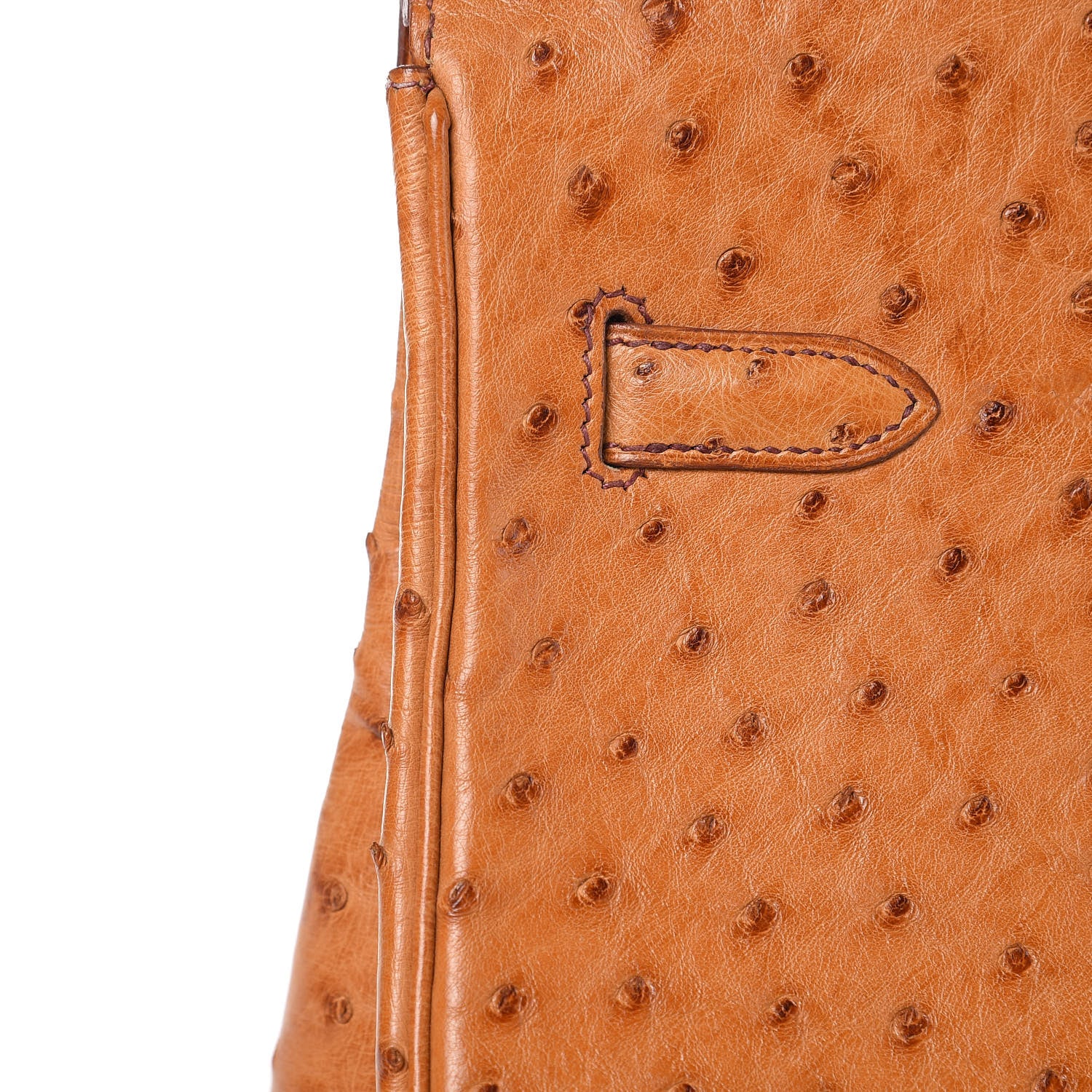 Hermes Ostrich Birkin 35 Gold 36 of 38