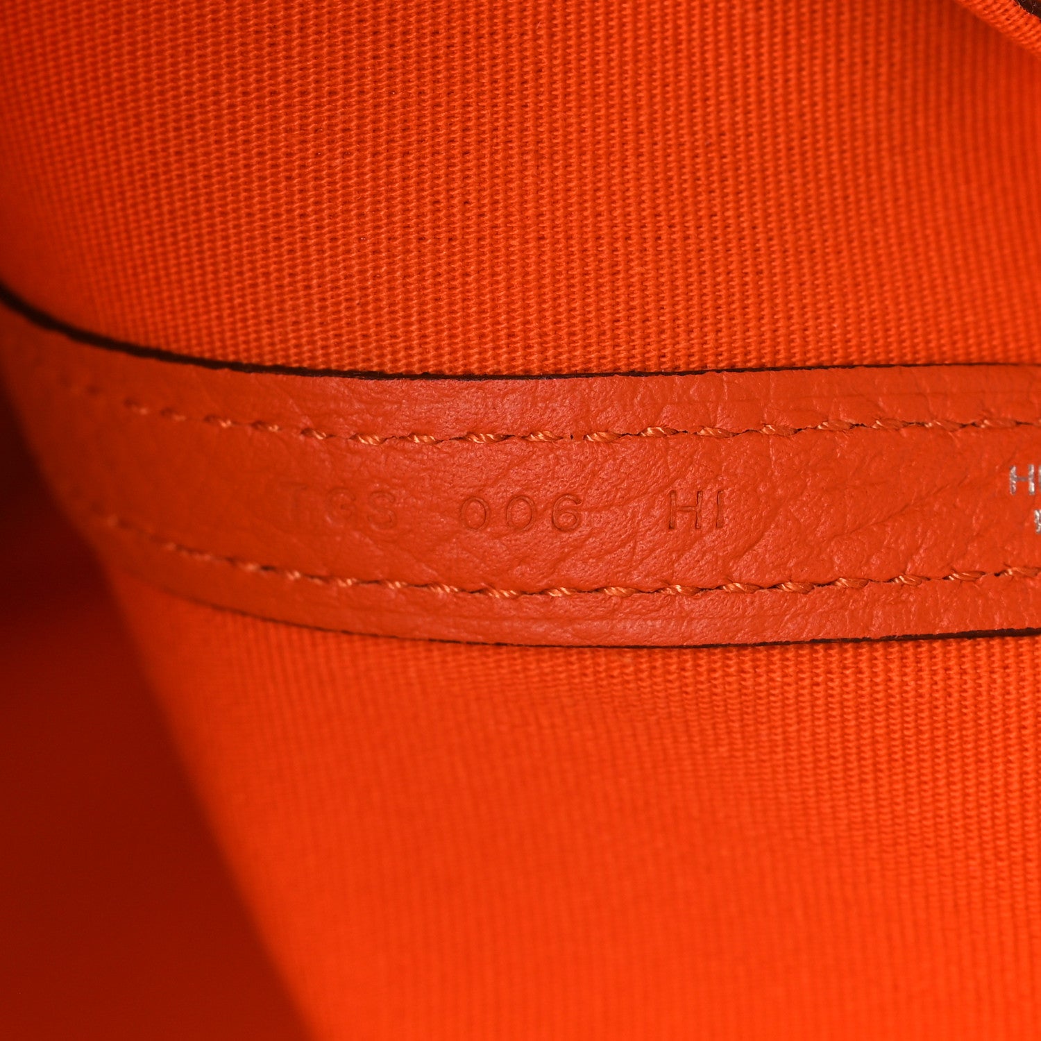 Hermes Toile Negonda Garden Party Tote 36 MM Orange 7 of 9