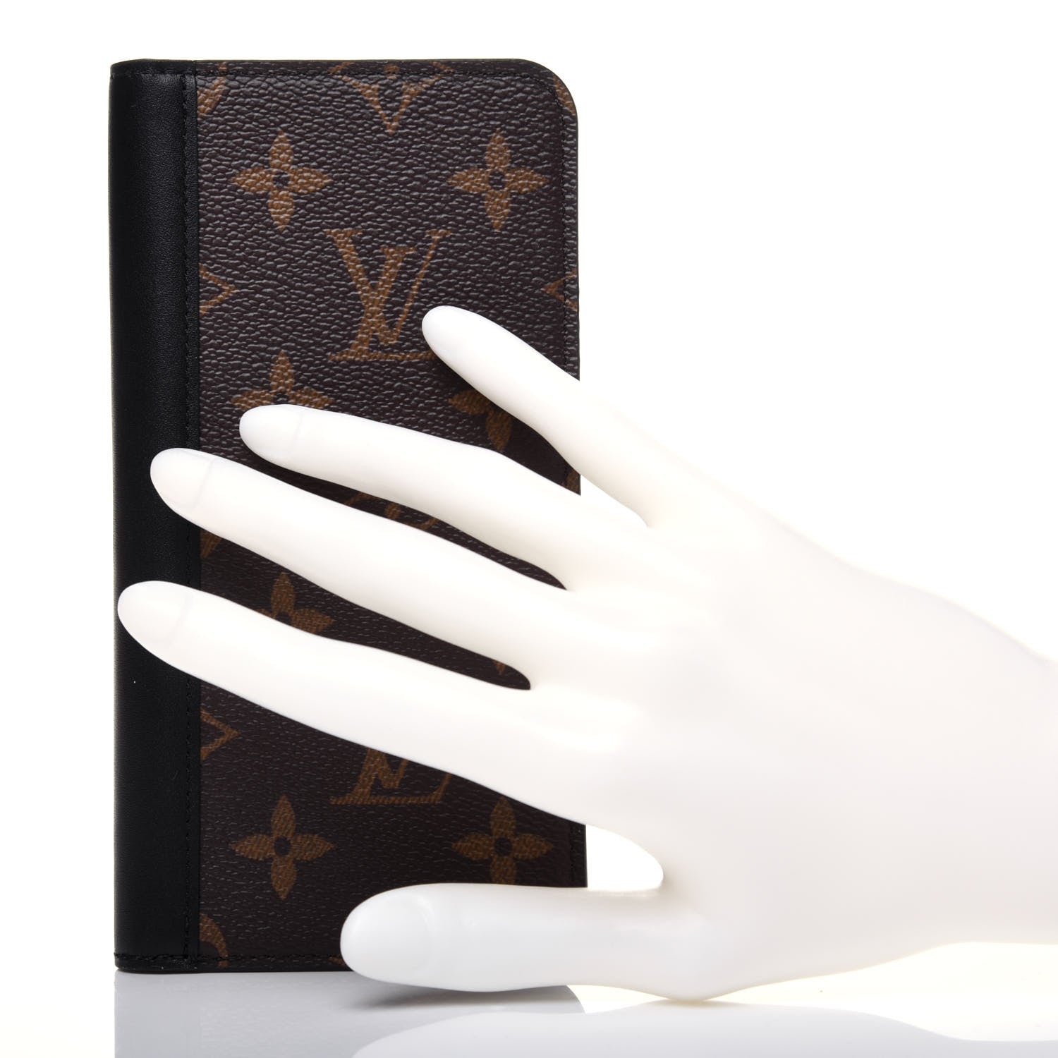 Louis Vuitton Monogram iPhone XS Max Folio Case Black 2 of 10
