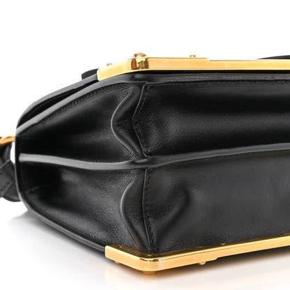 Prada City Calf Saffiano Cahier Bag Black 9 of 10