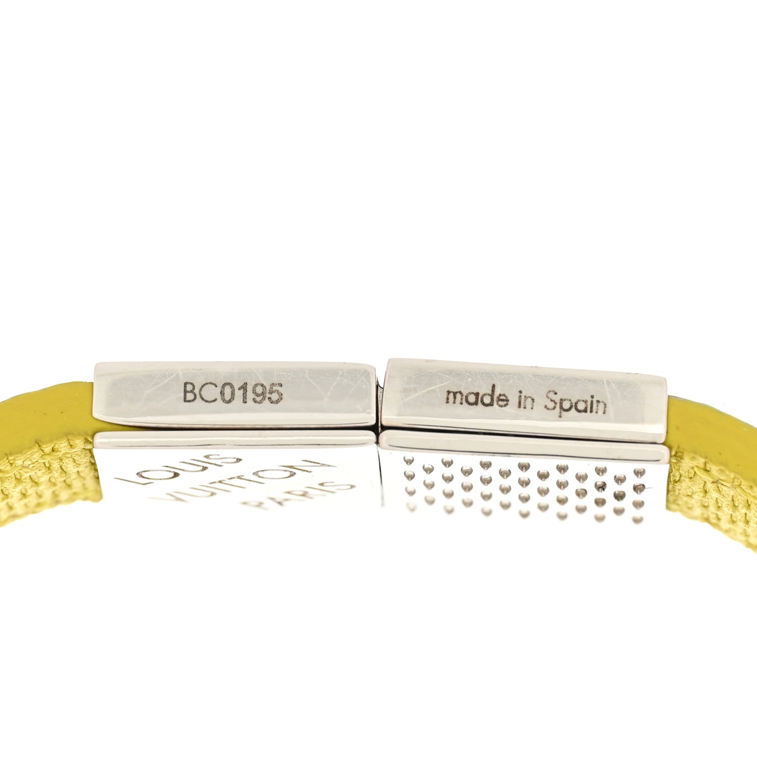 Louis Vuitton Damier Graphite Pull It Bracelet Yellow 4 of 6