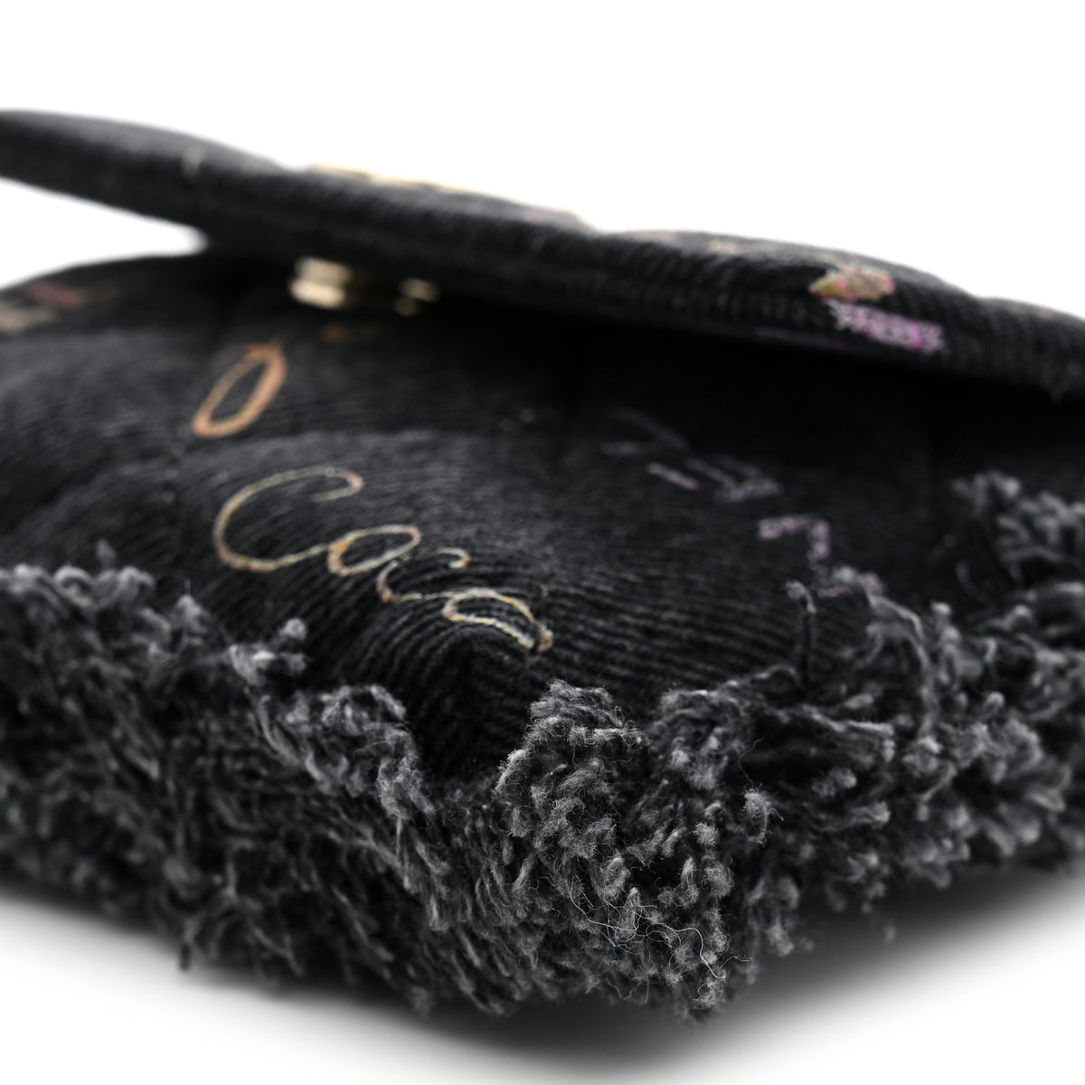 Denim Quilted Denim Mood Belt Bag Black Multicolor