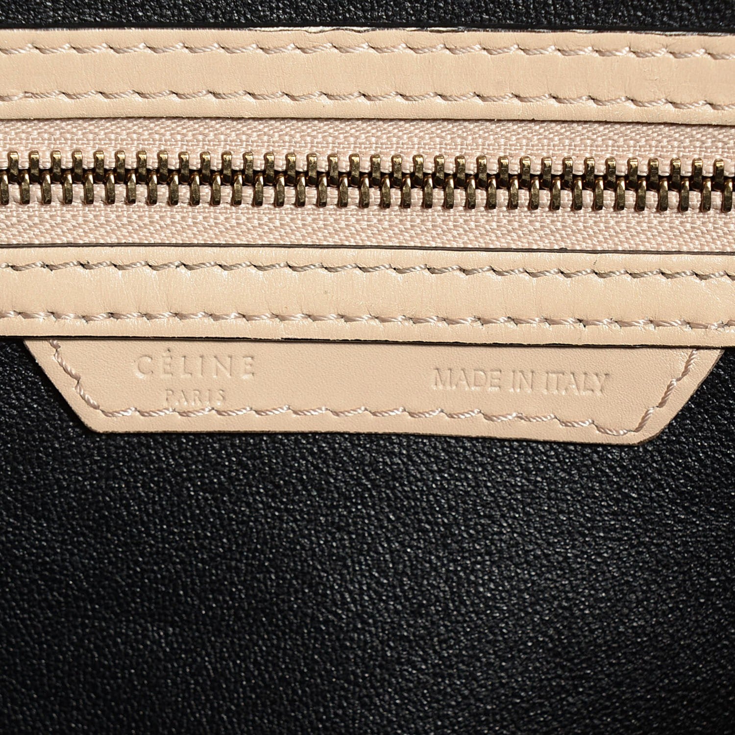 Celine Satin Calfskin Mini Luggage Sand 14 of 16