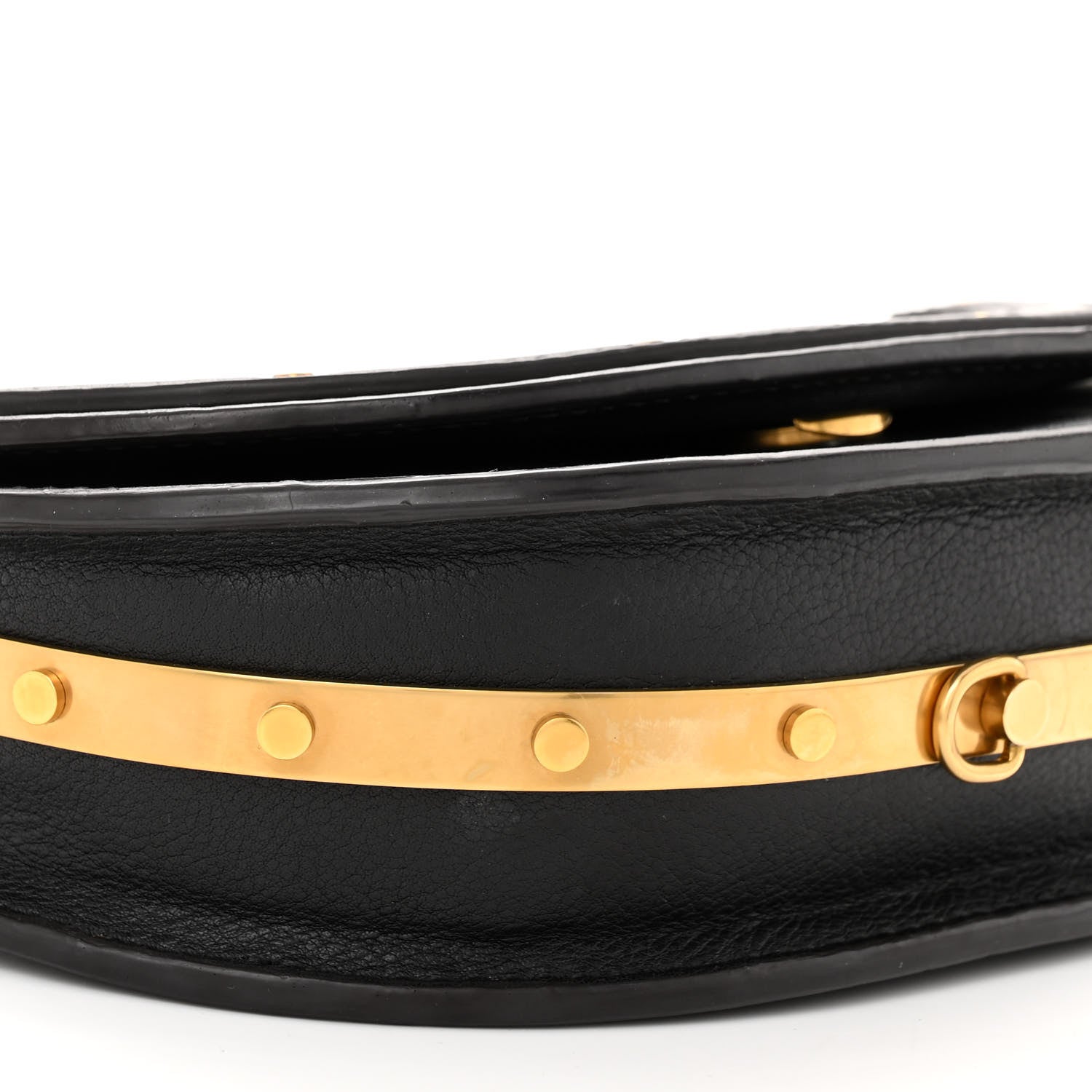 Chloe Calfskin Small Nile Bracelet Minaudiere Bag Black 8 of 9