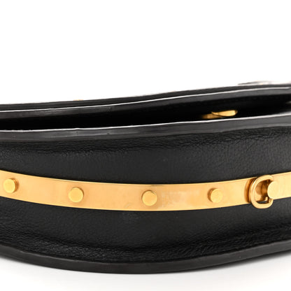 Chloe Calfskin Small Nile Bracelet Minaudiere Bag Black 8 of 9
