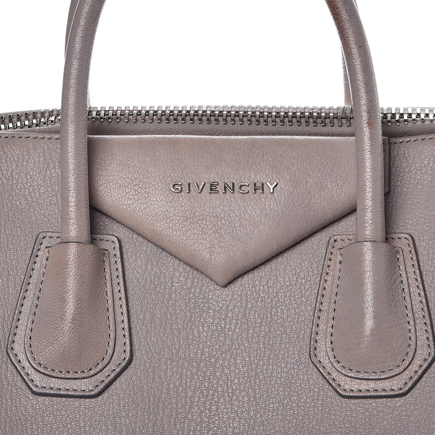 Givenchy Sugar Goatskin Medium Antigona Pearl Grey 7 of 19