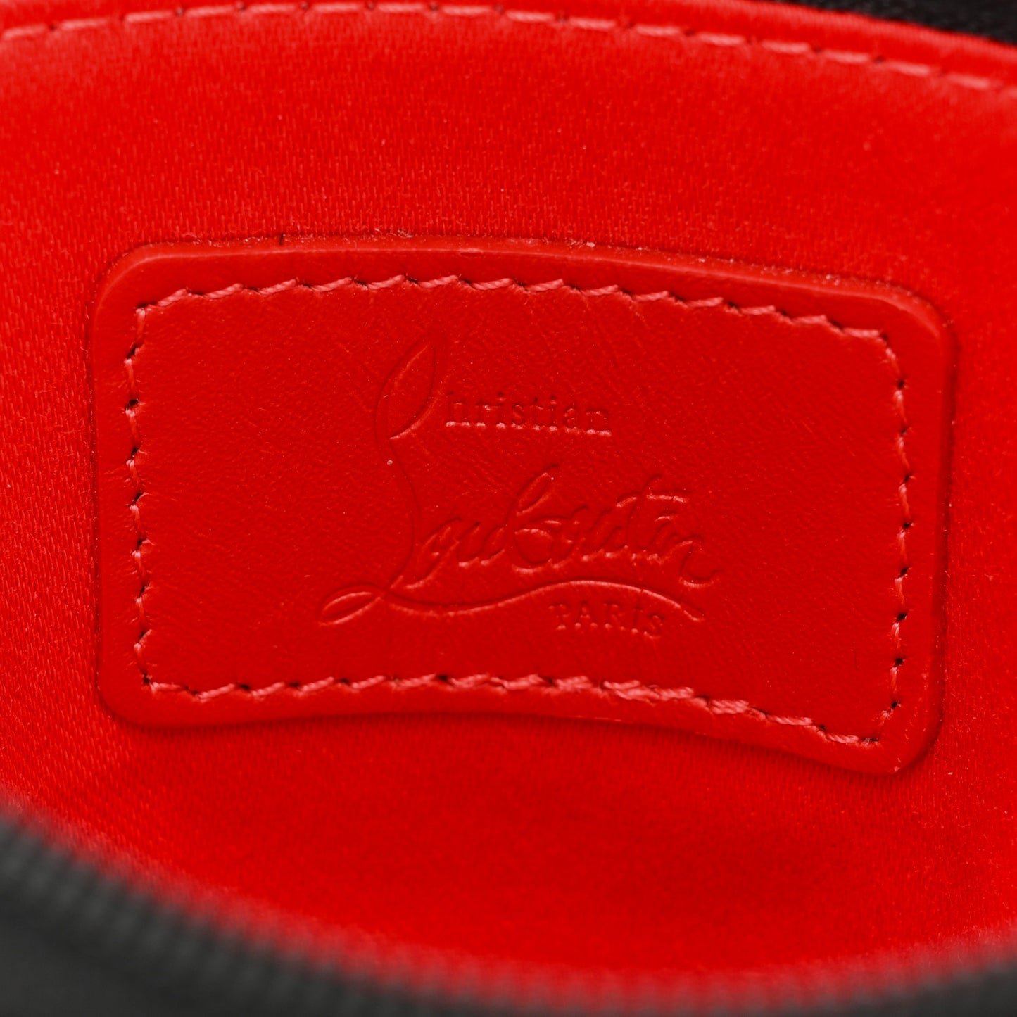 Empire Calfskin Spikes Loubilab Clutch Sunrise