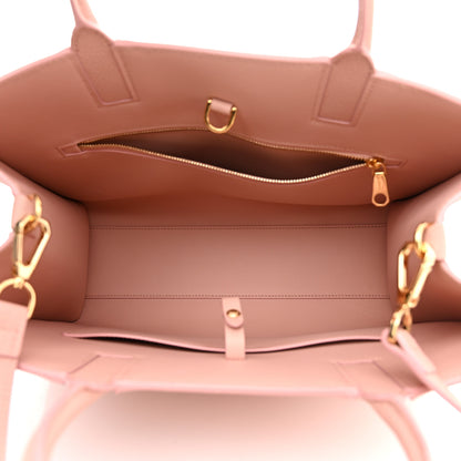 Burberry Grainy Calfskin Small Frances Tote Dusky Pink 5 of 9