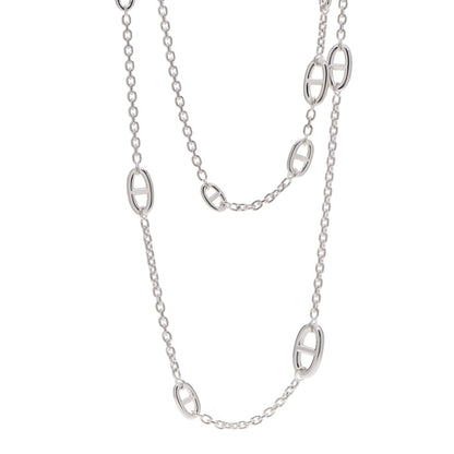 Hermes Sterling Silver Farandole Necklace 160 1 of 5