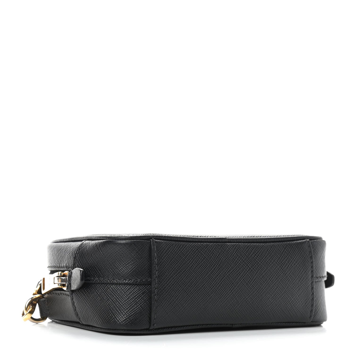 Prada Saffiano Lux Small Camera Crossbody Bag Black 4 of 10