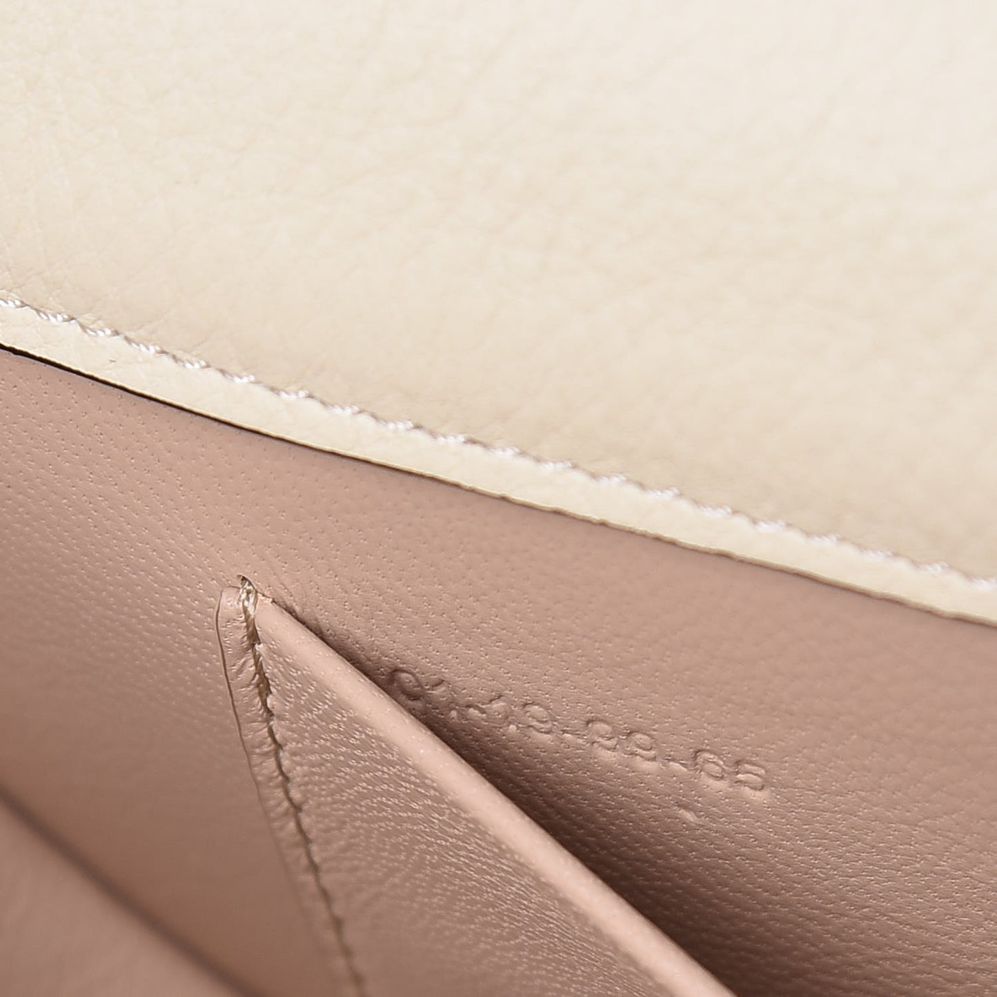 Calfskin Small Nile Bracelet Minaudiere Bag Off White