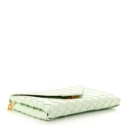 Bottega Veneta Nappa Intrecciato Envelope Pouch Glacier 4 of 11