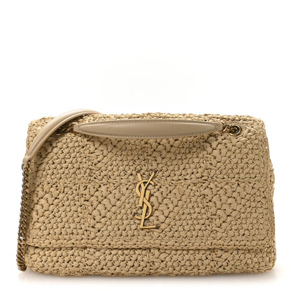 Saint Laurent Raffia Monogram Medium Jamie Natural Avorio 1 of 11