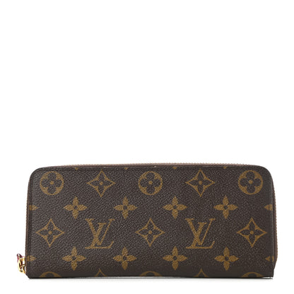 Louis Vuitton Monogram Clemence Wallet Fuchsia 1 of 8