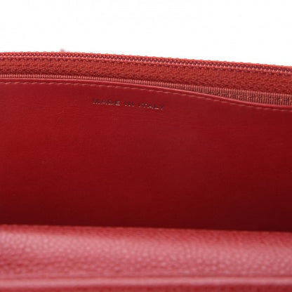 Chanel Caviar Quilted Wallet on Chain WOC Red 7 of 11