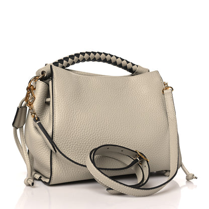 Mulberry Heavy Grain Small Iris Tote Chalk Midnight 3 of 10