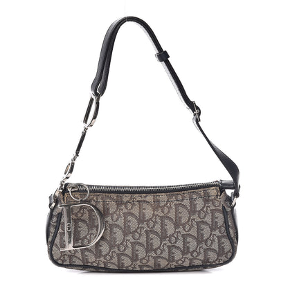 Christian Dior Monogram Shoulder Bag Pochette Blue 1 of 15