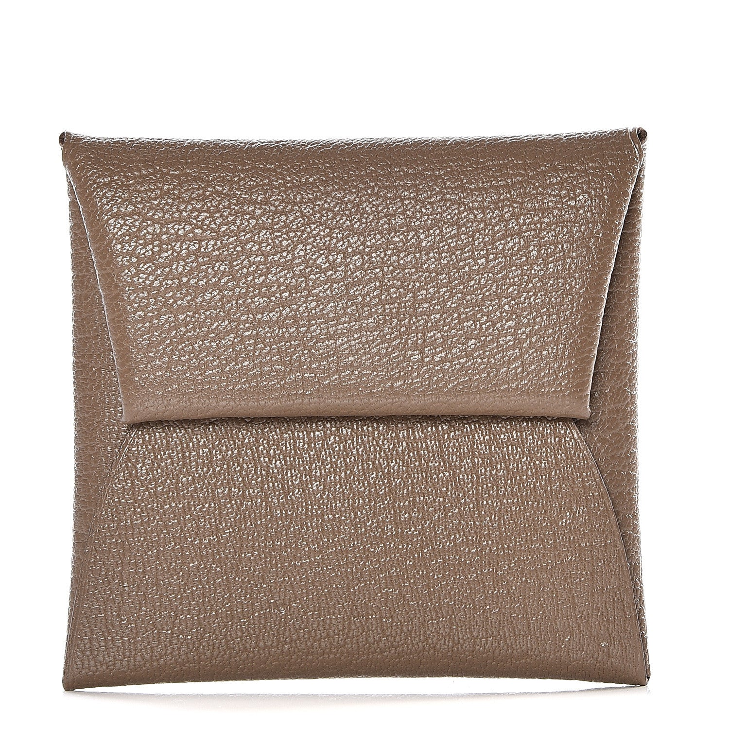 Hermes Chevre Mysore Bastia Coin Purse Etoupe 1 of 10