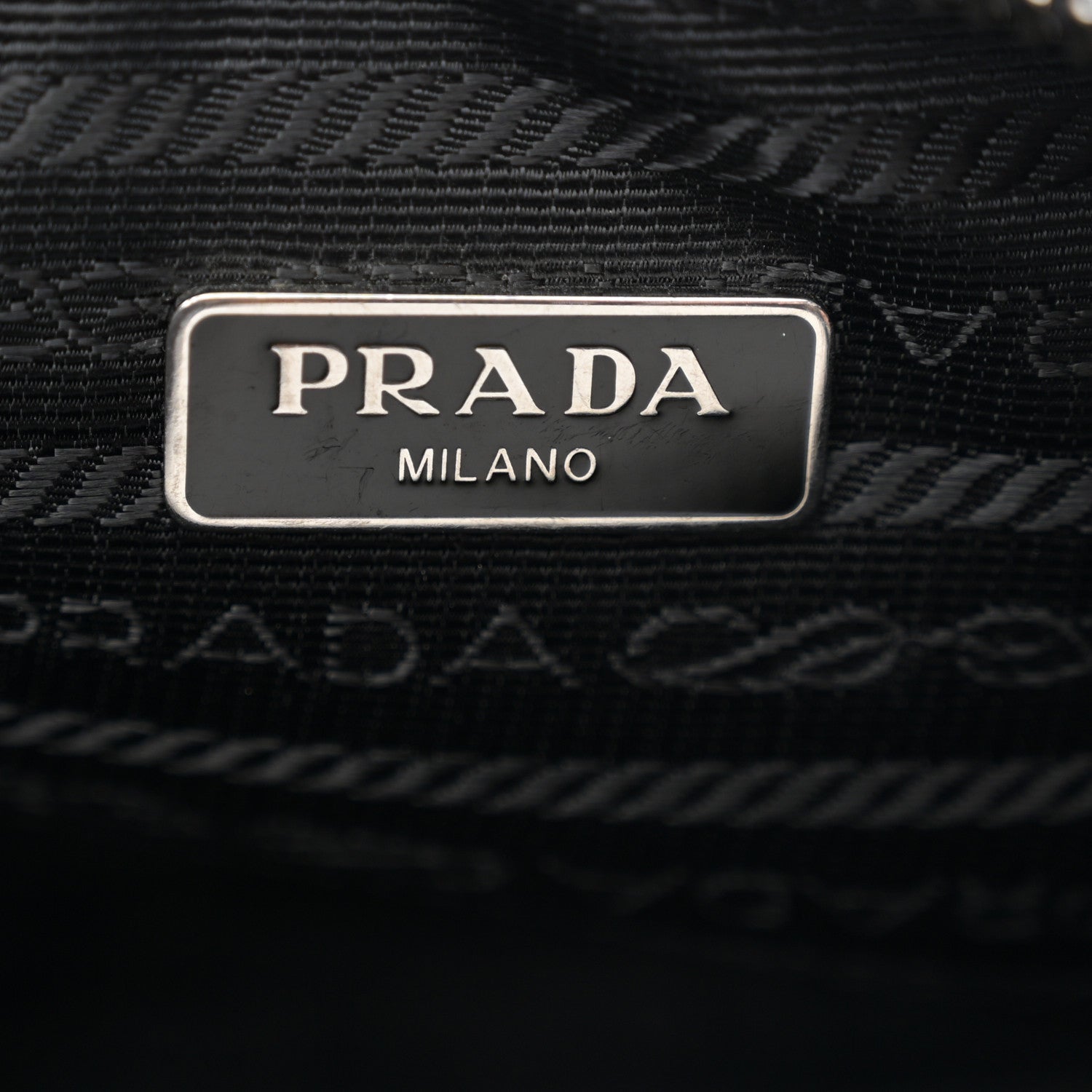 Prada Nylon Re-Edition 2005 Shoulder Bag Black 7 of 10