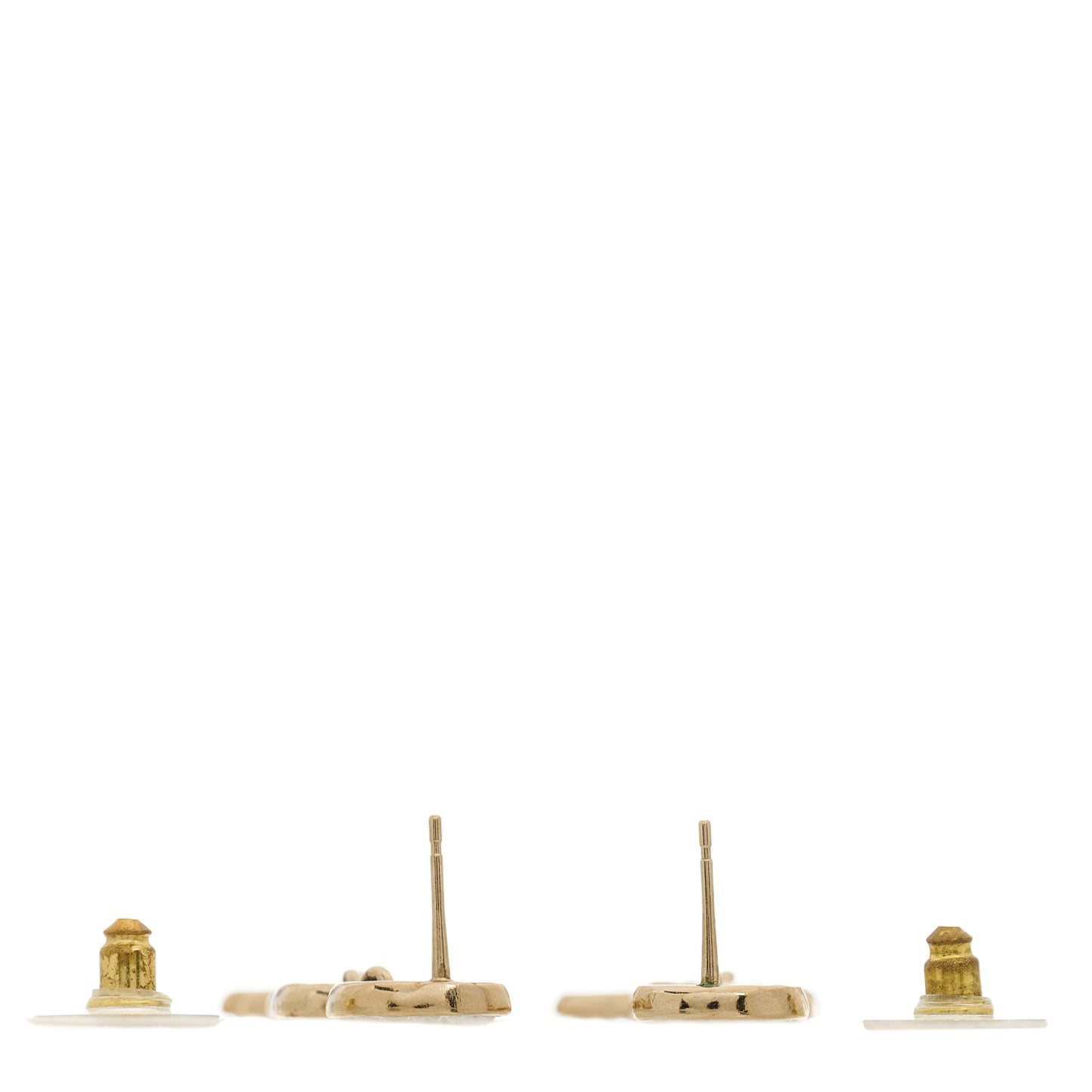 Pearl Crystal CC Coco Drop Earrings Gold