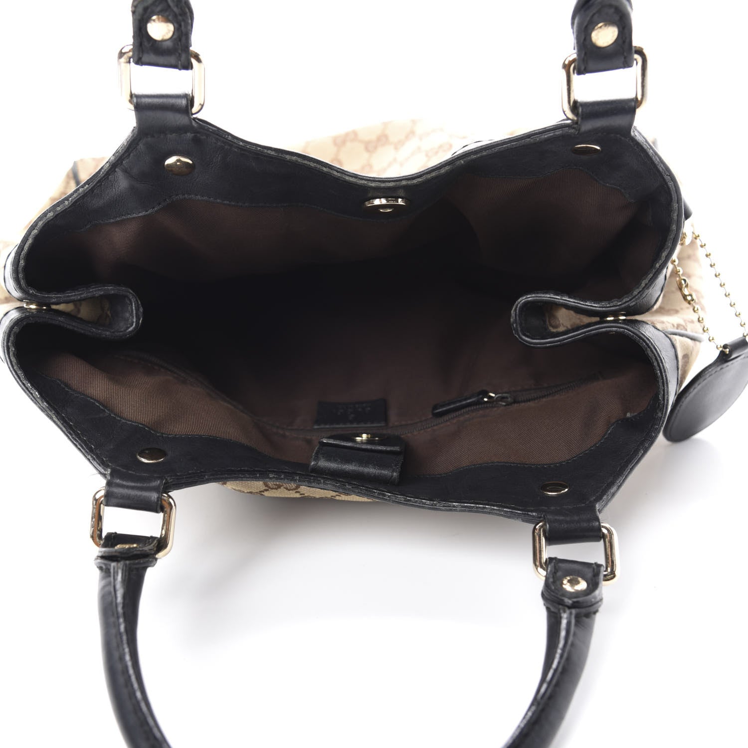 Gucci Monogram Medium Sukey Tote Beige Ebony Black 5 of 18