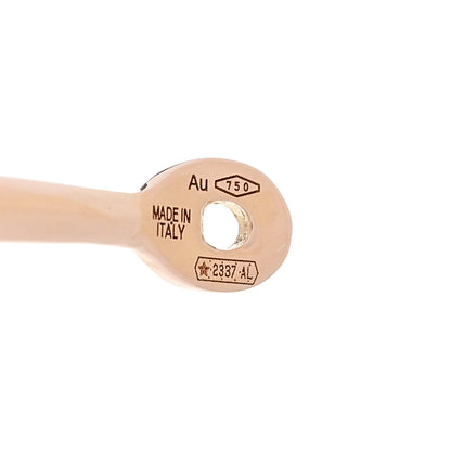 Bulgari 18K Rose Gold B.Zero1 Hoop Earrings 5 of 7