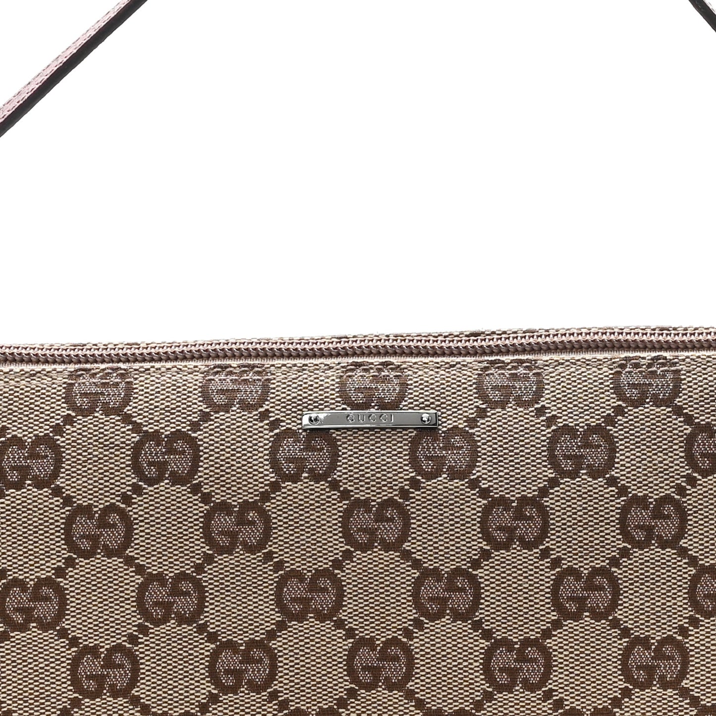 Monogram Web Boat Pochette Red